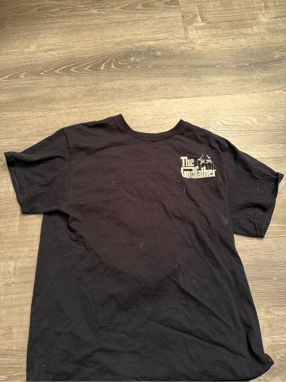 Black Graphic Tee - Classic Movie Logo